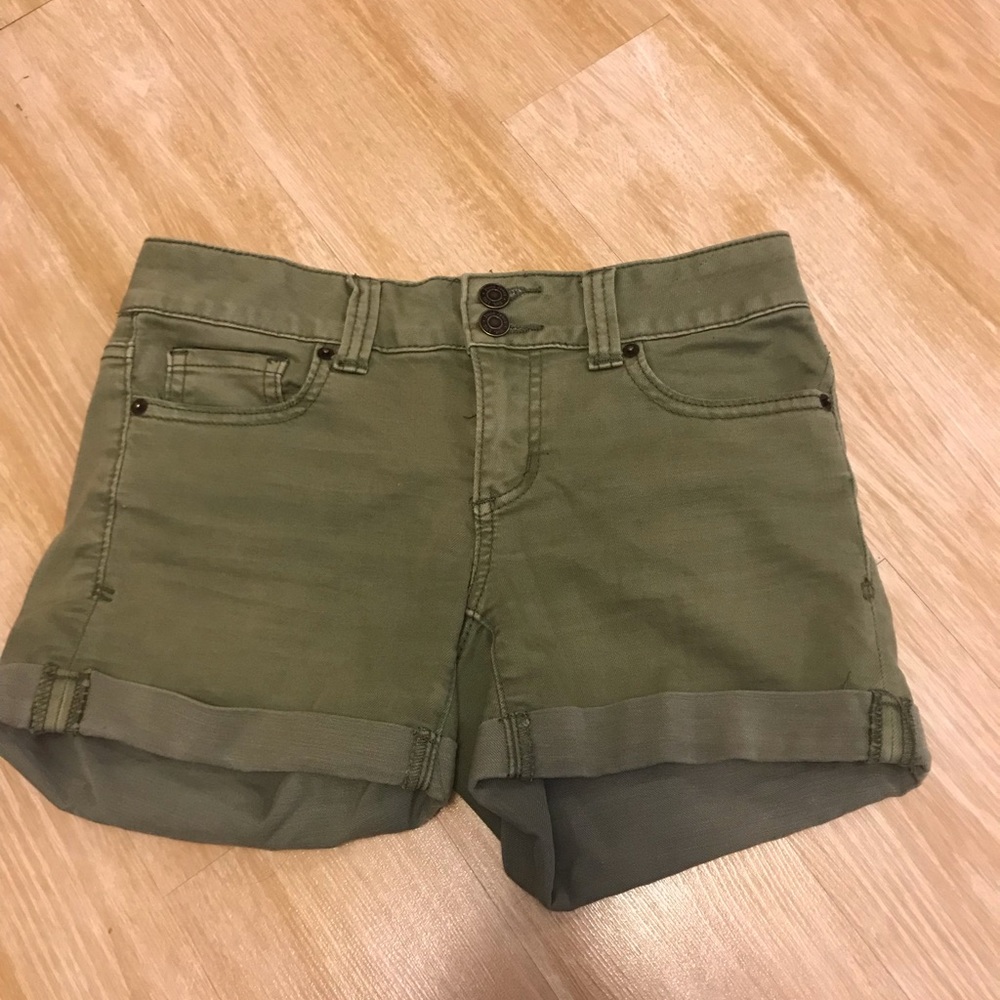 Olive shorts